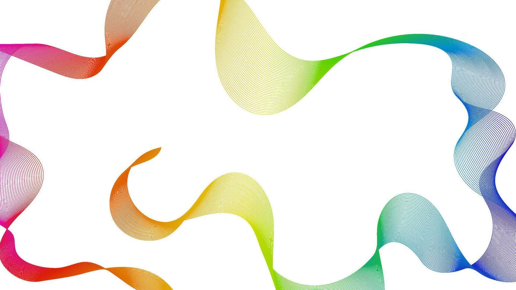 Abstract backdrop with wave gradient lines vector