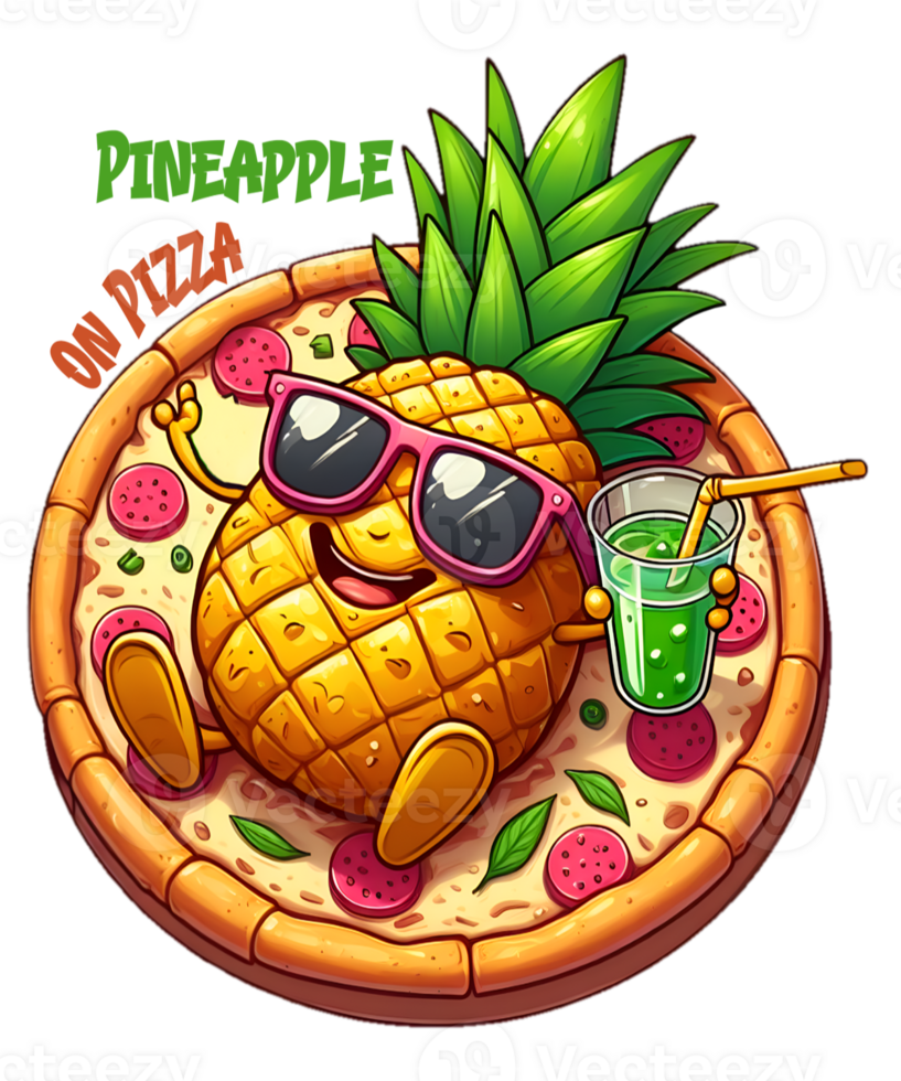 Pineapple On Pizza png