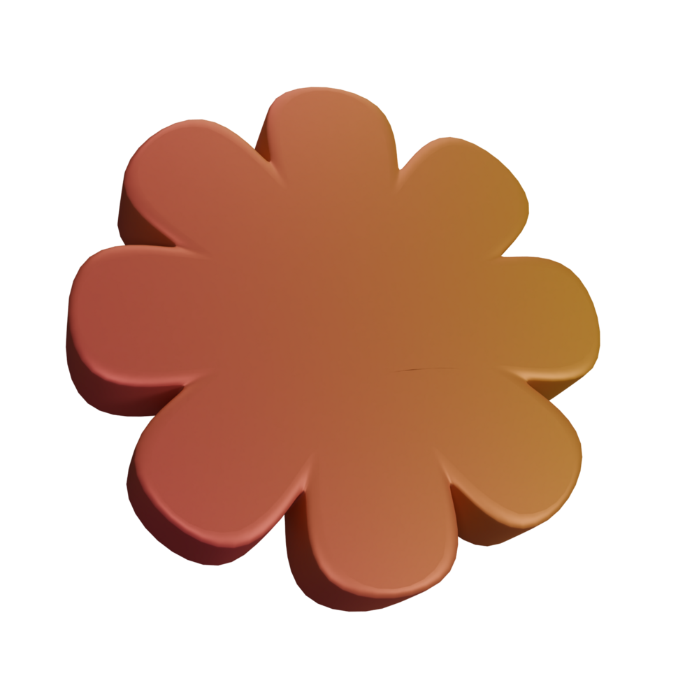 flower shaped decoration png