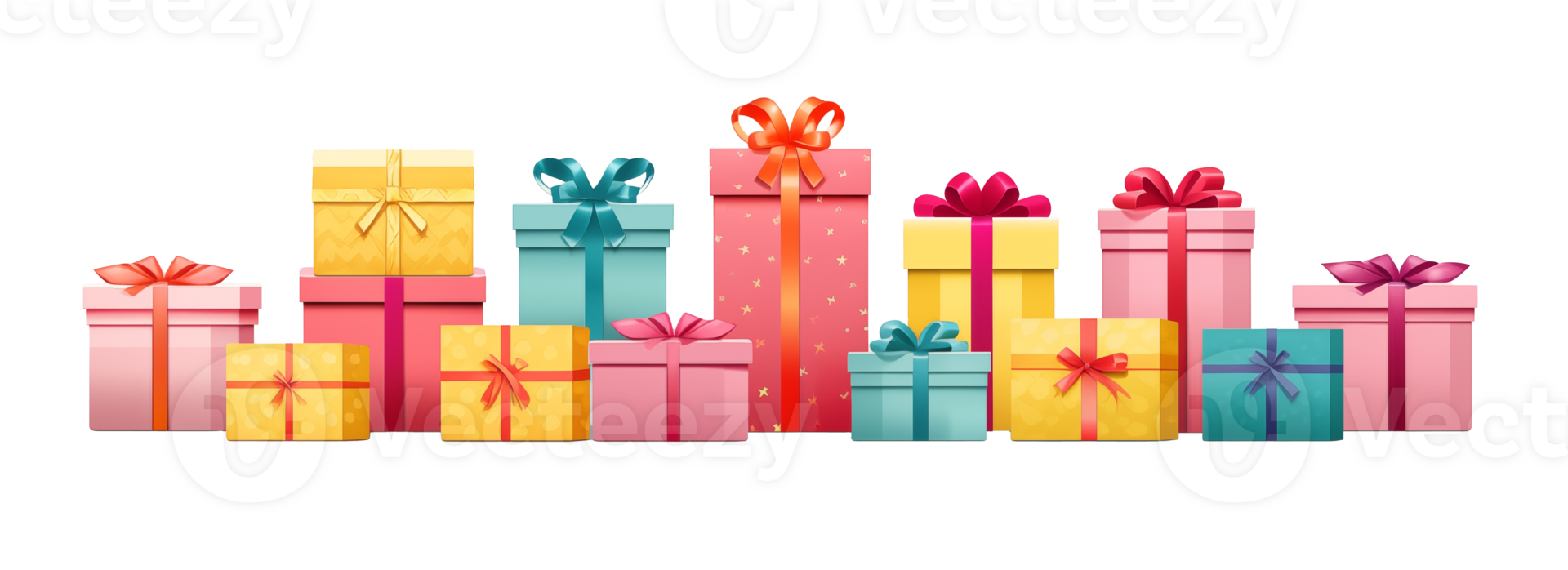 gift boxes elements illustration png