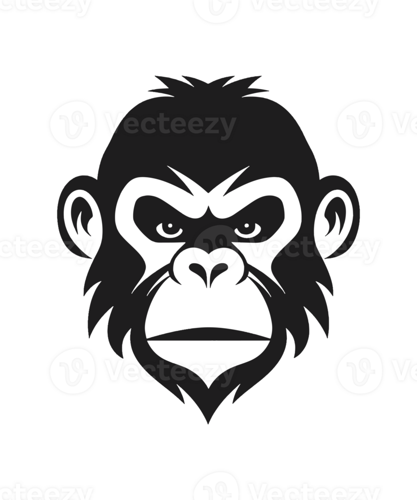 Monkey Silhouette Files png