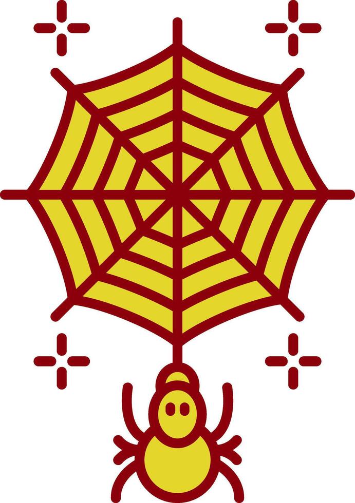 telaraña glifo curva icono vector