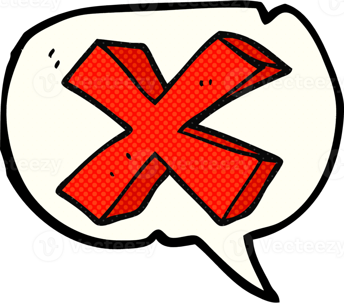 comic book speech bubble cartoon negative x symbol png