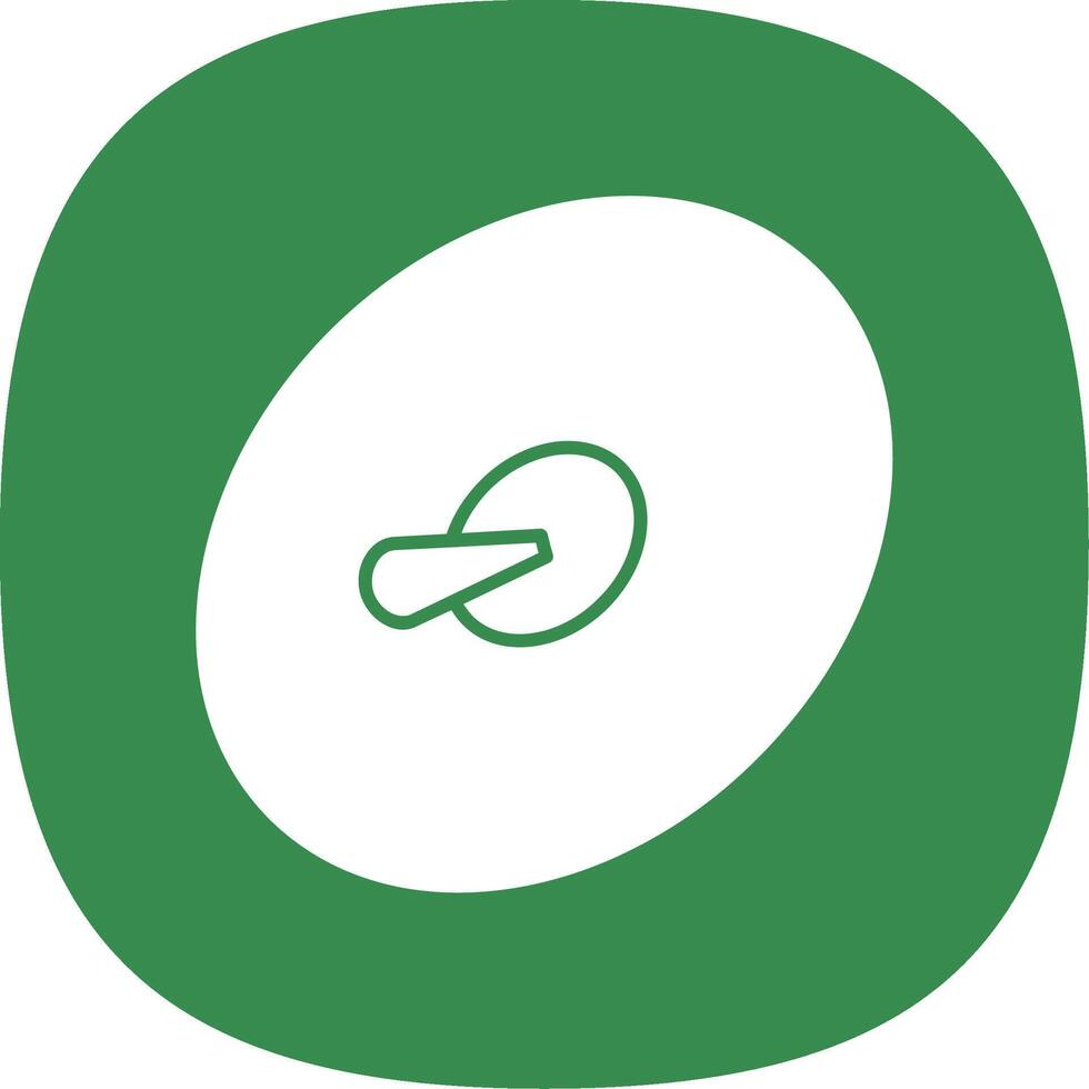 Cymbals Glyph Curve Icon vector