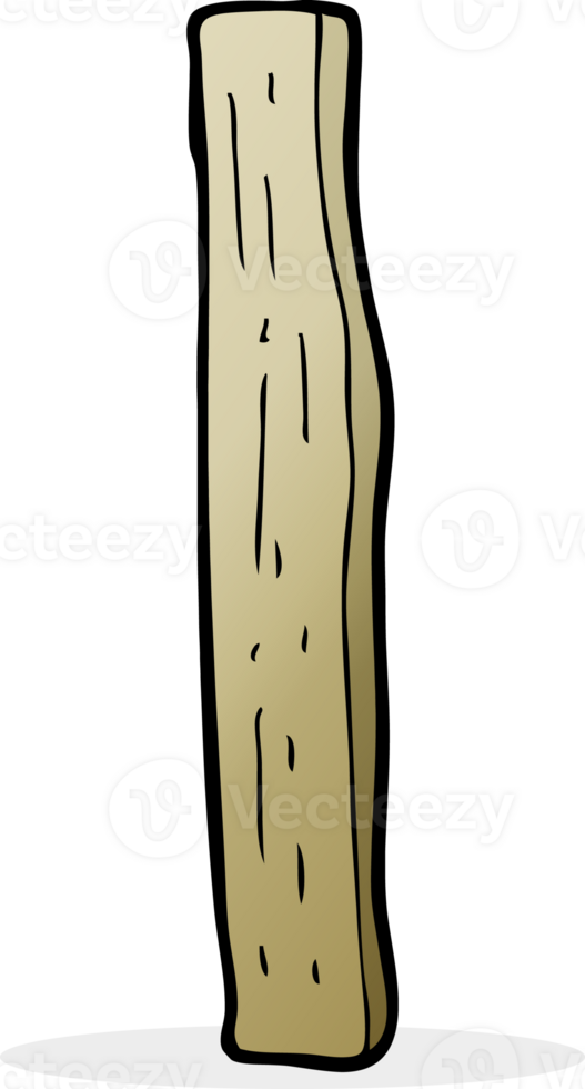 cartoon wood post png