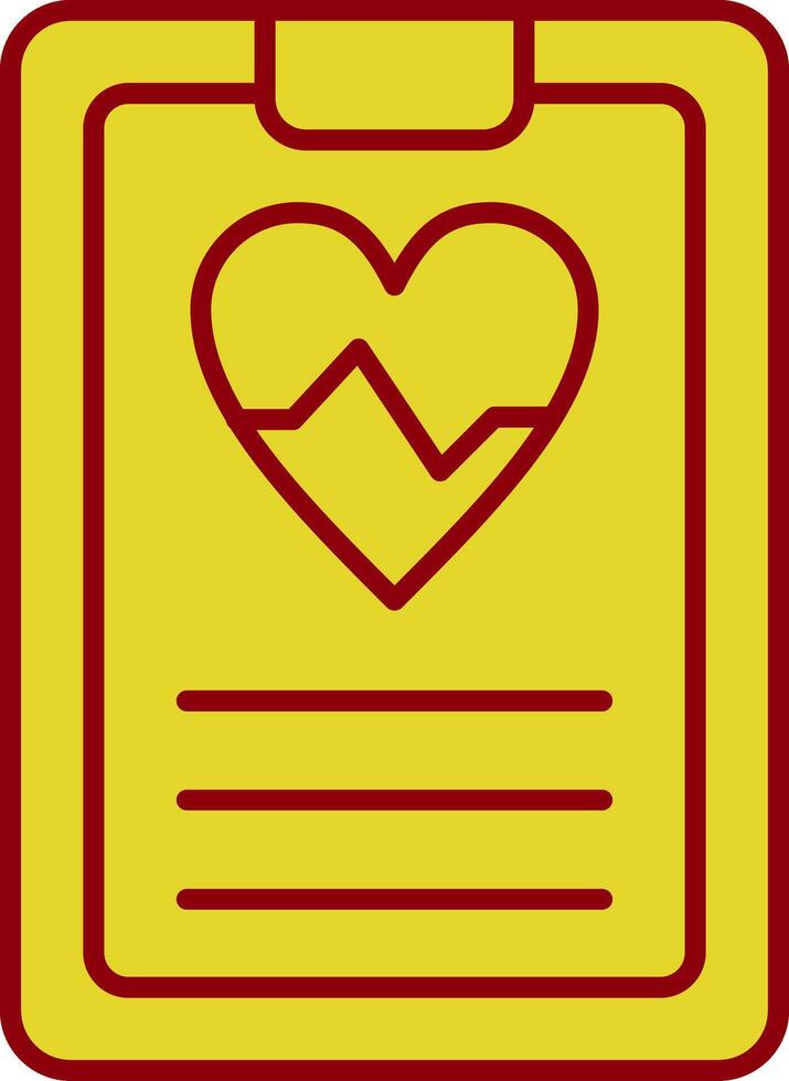 Daily Health App Glyph Curve Icon vector