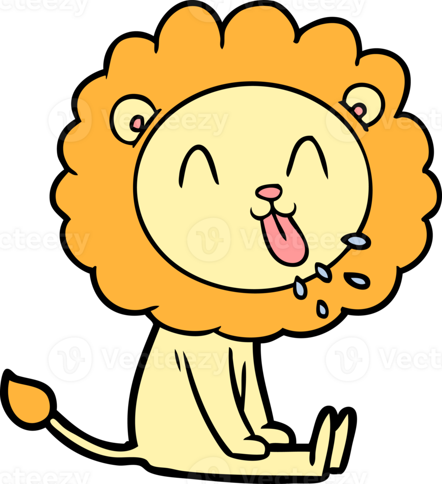 happy cartoon lion png