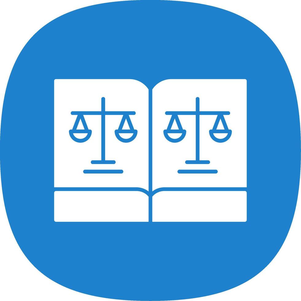 Rules Glyph Curve Icon vector