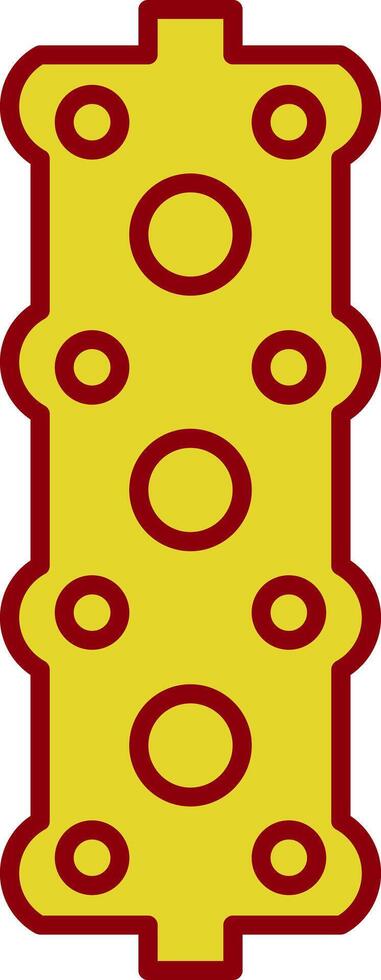 Gasket Glyph Curve Icon vector