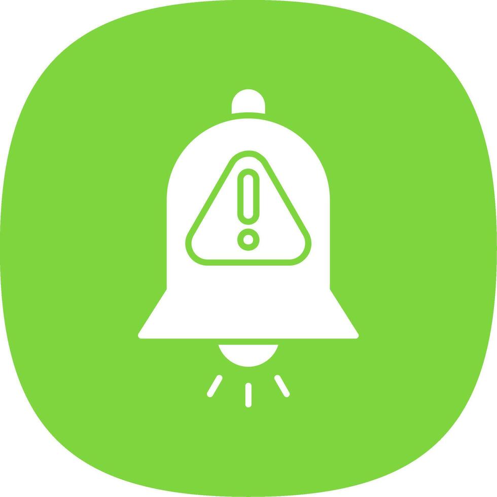 Interruption Glyph Curve Icon vector
