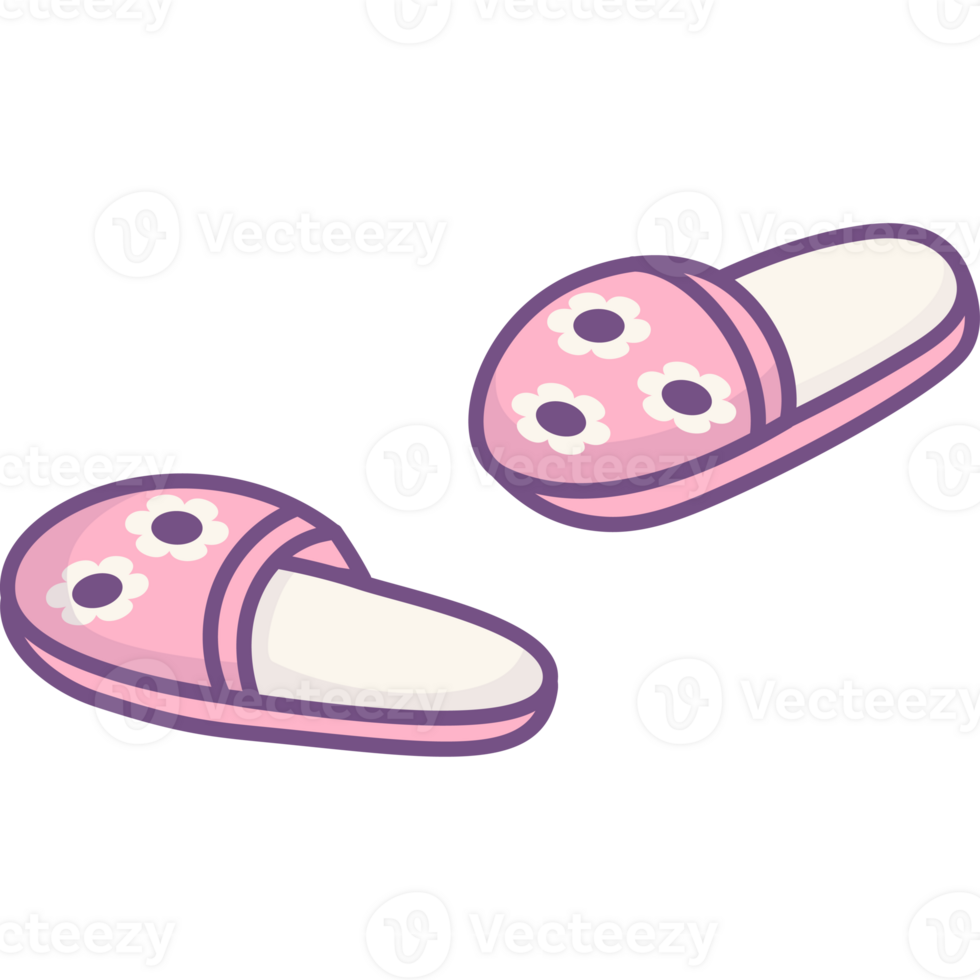Pink indoor slippers png