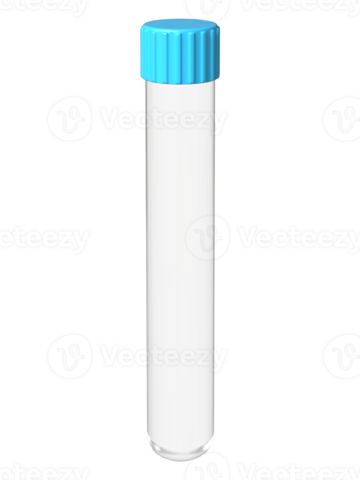 3d réaliste médical tester du sang échantillon tube le rendu, png