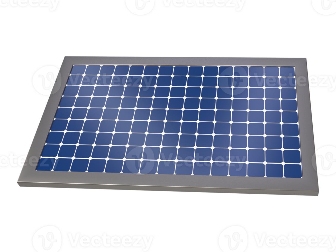 3D realistic Solar panel Rendering, png