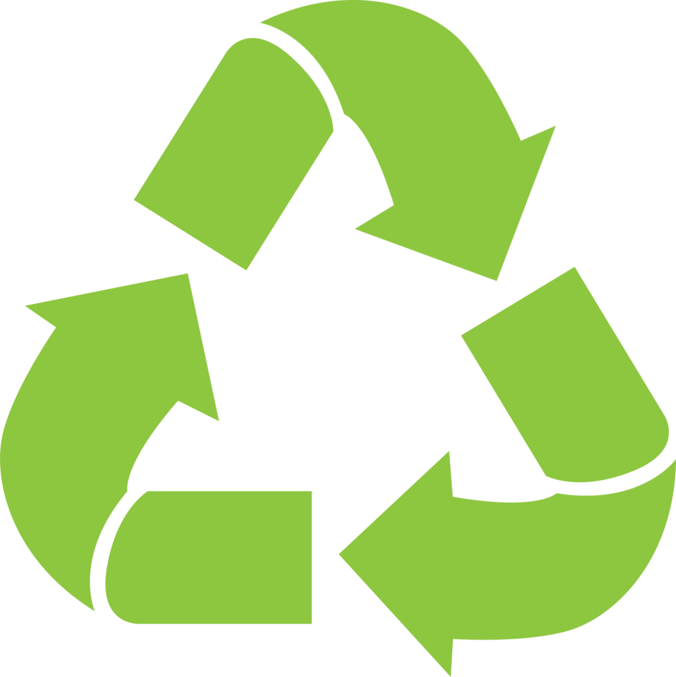 recycle reuse reduce Logo design for decorate Earth Day Enviralment png