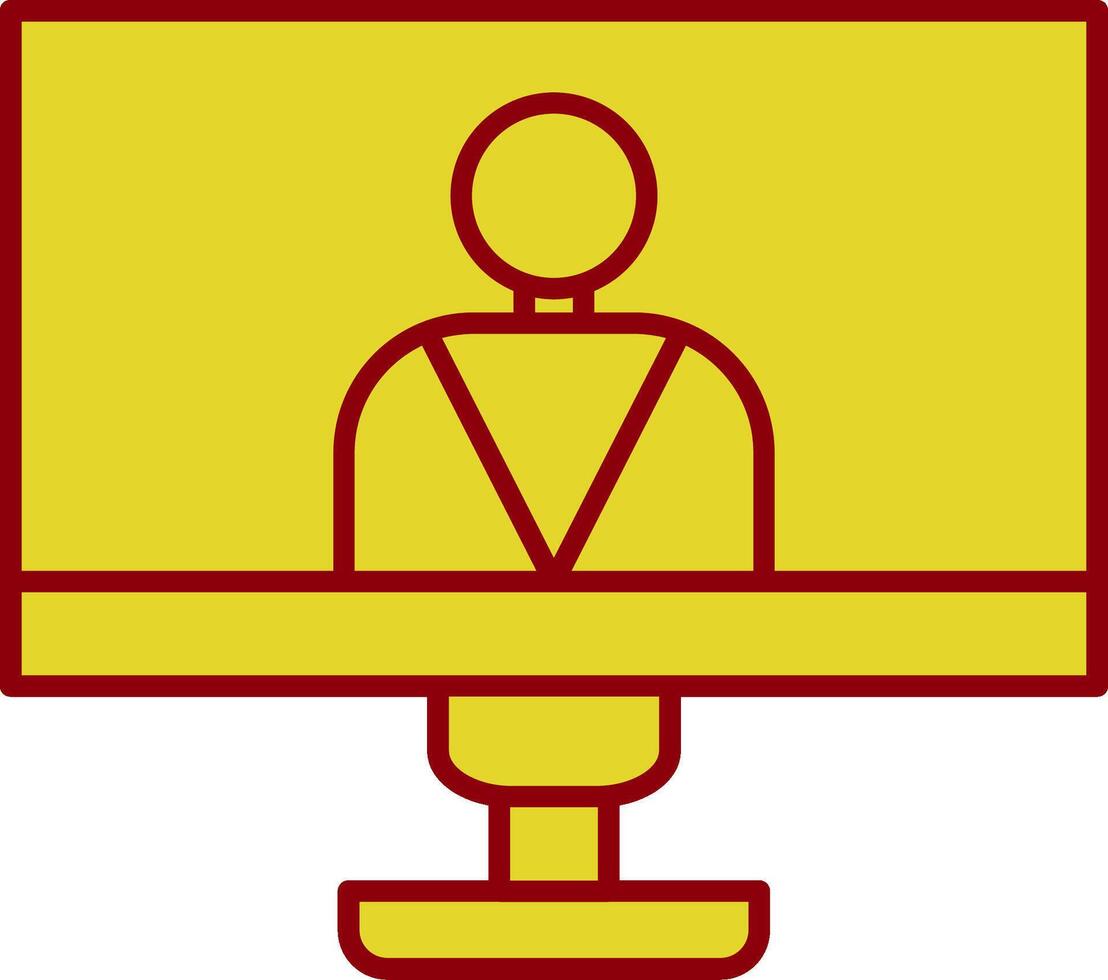 administración glifo curva icono vector