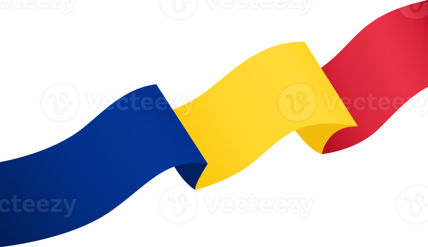 Romania flag wave png