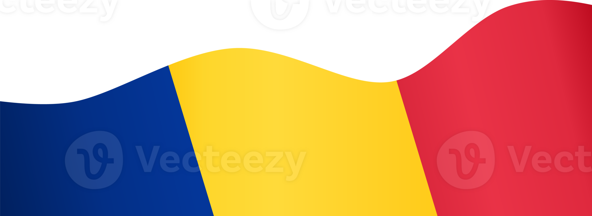 Romania flag wave png