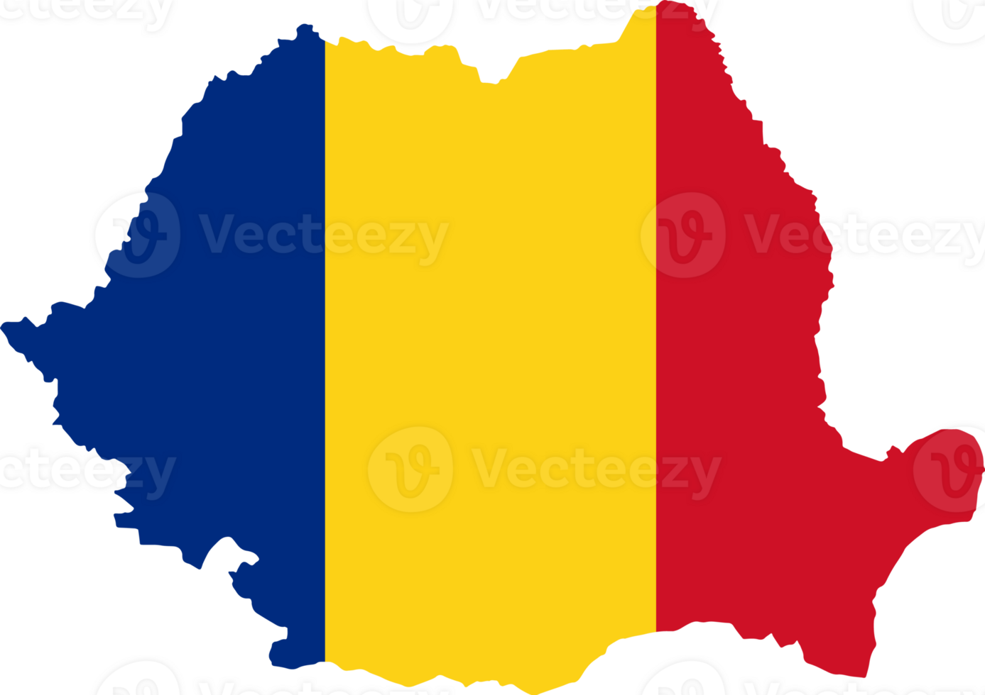 Romania map flag png