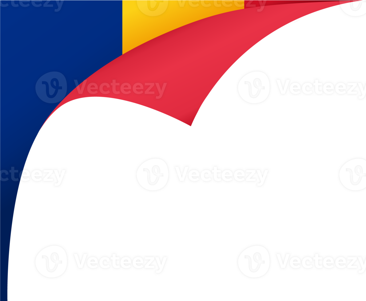 Romania flag wave png