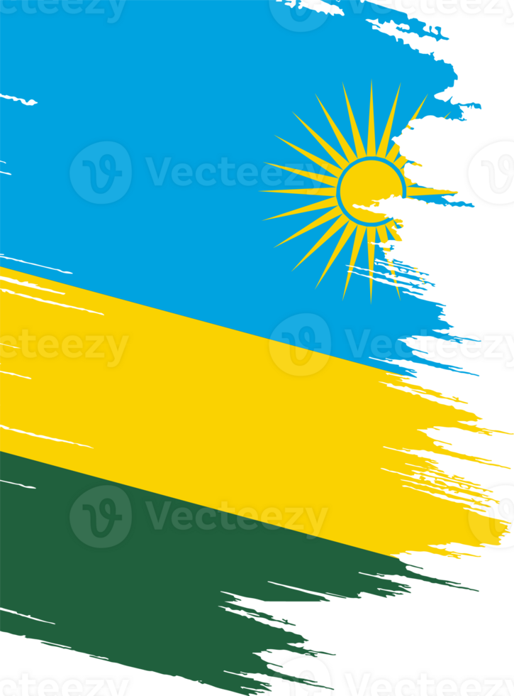 Rwanda flag brush png