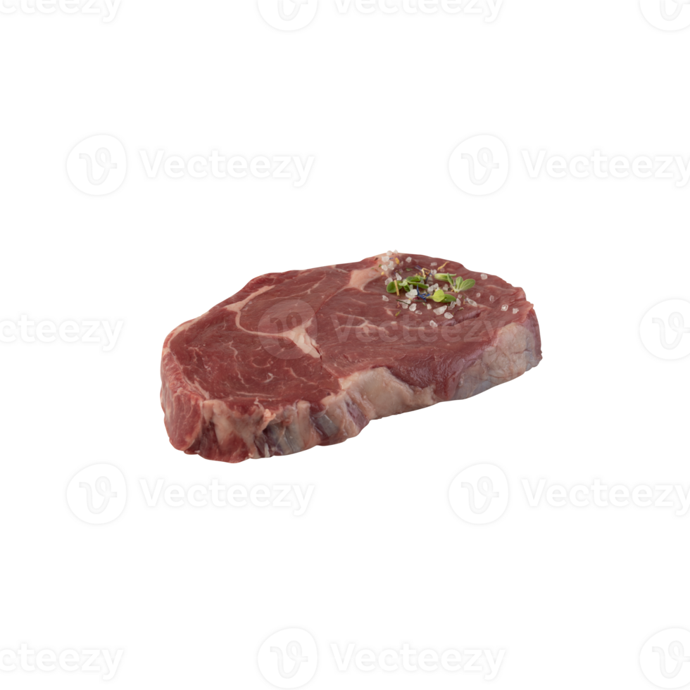 vers rundvlees steak besnoeiing uit geïsoleerd transparant achtergrond png