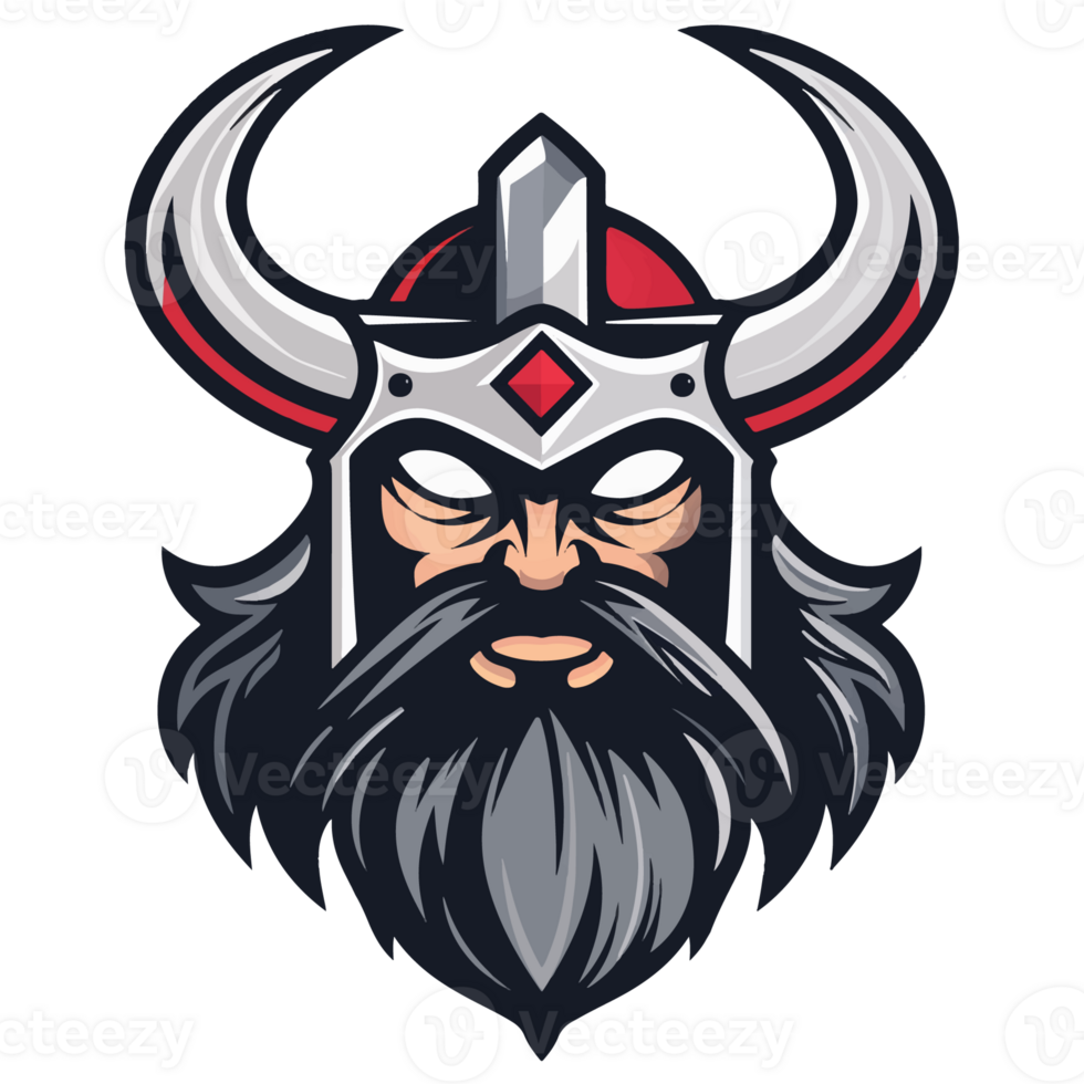 coleção do viking cabeça logotipo desenhos isolado png