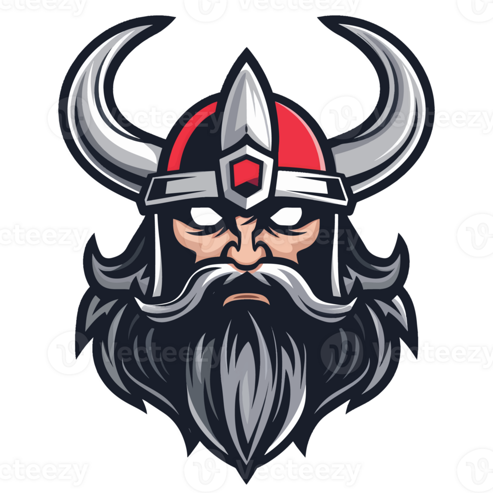 Collection of Viking Head Logo Designs Isolated png