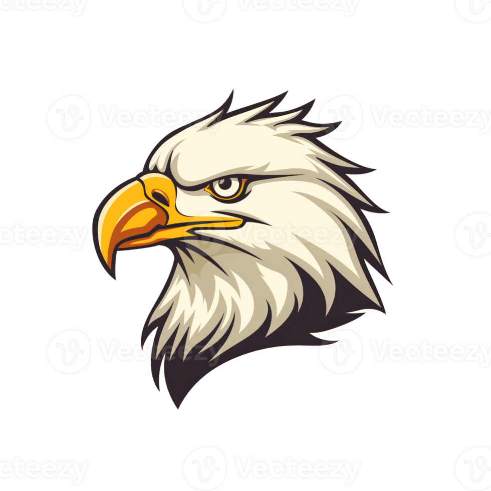 Collection of Bald Eagle Logo Designs Isolated png