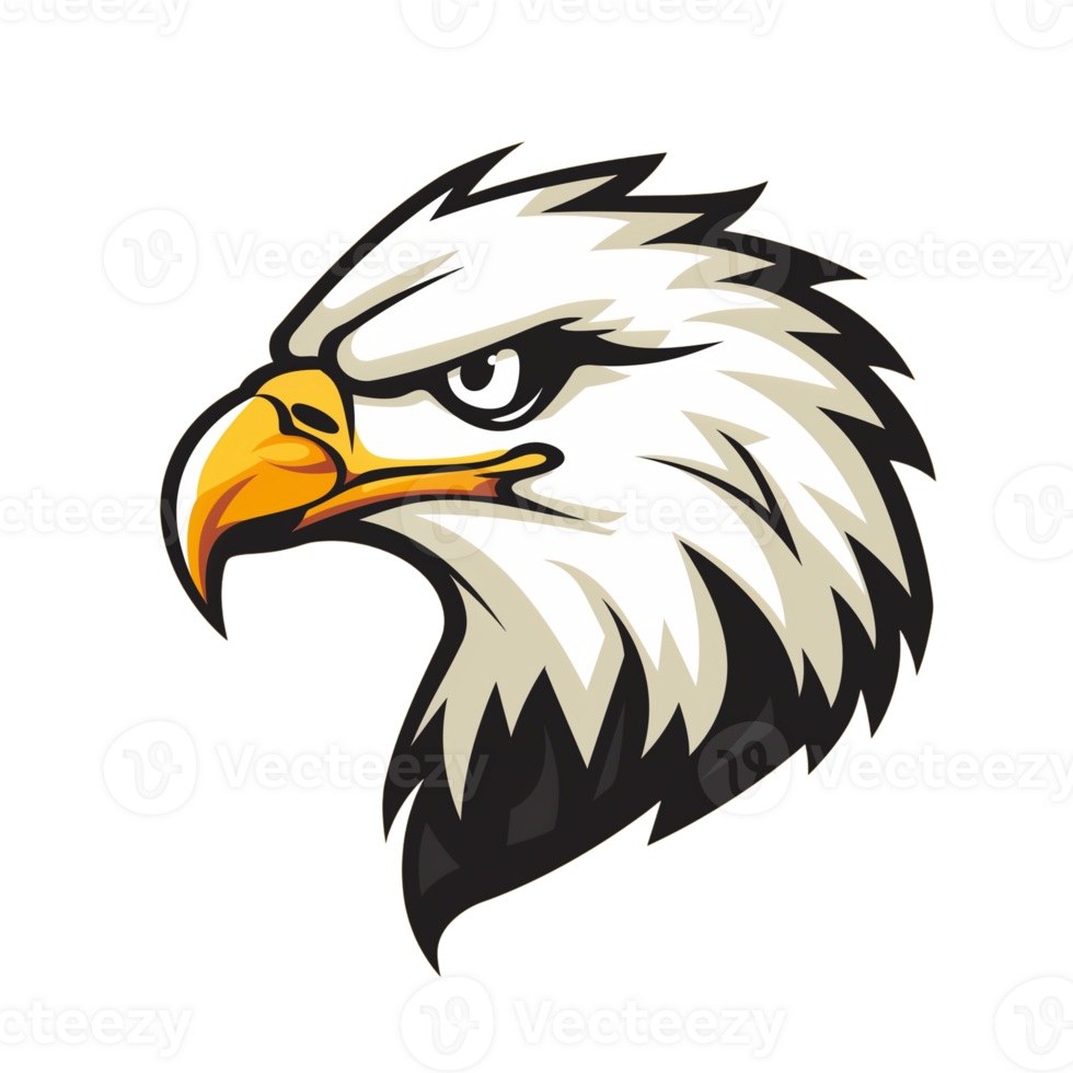 Collection of Bald Eagle Logo Designs Isolated png