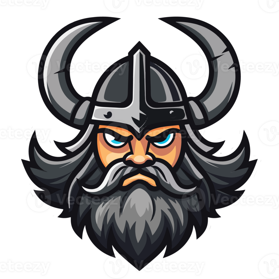 Collection of Viking Head Logo Designs Isolated png