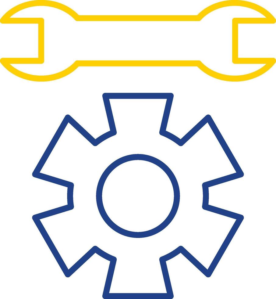Technical Support Line Two Color Icon vector