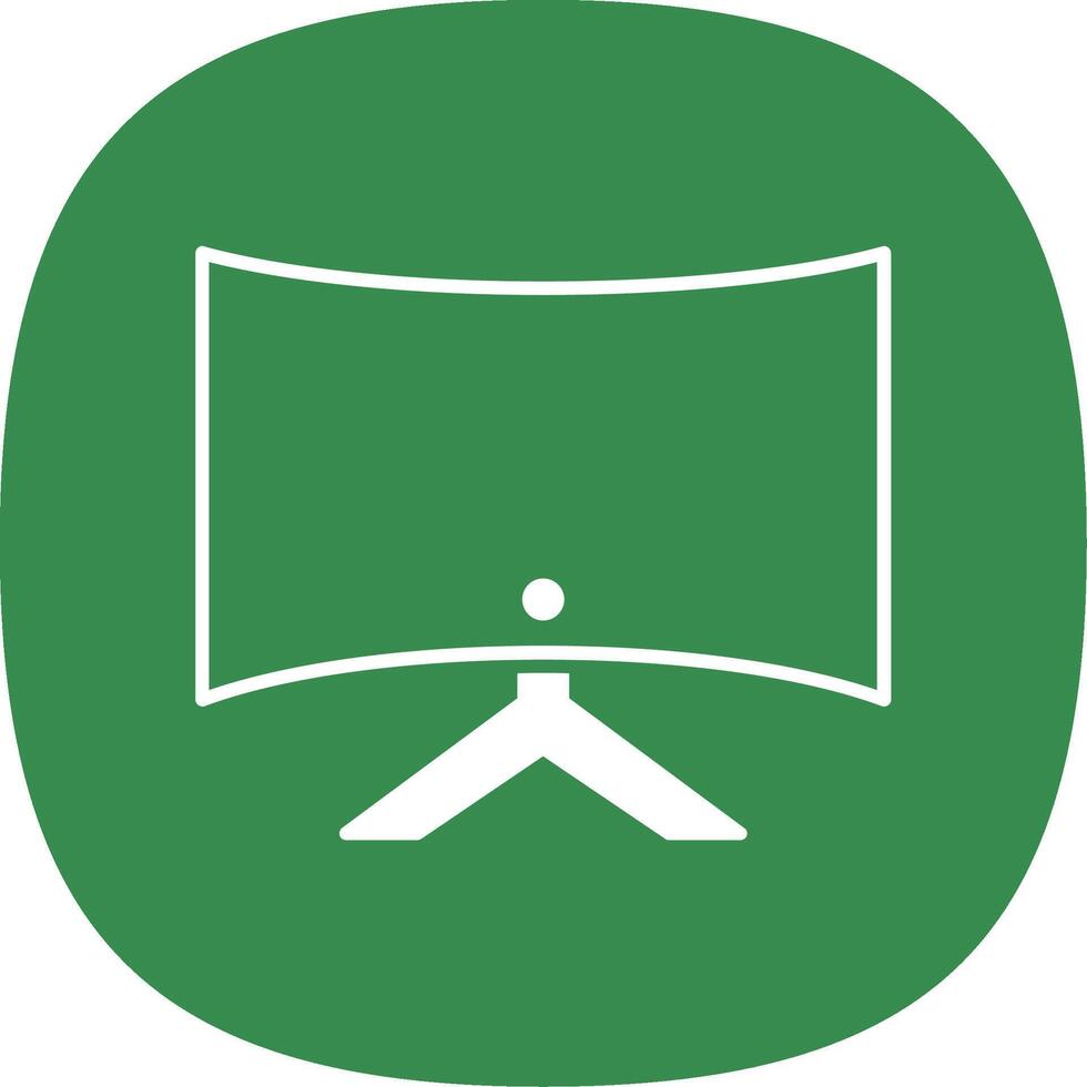 Computer Line Two Color Icon vector