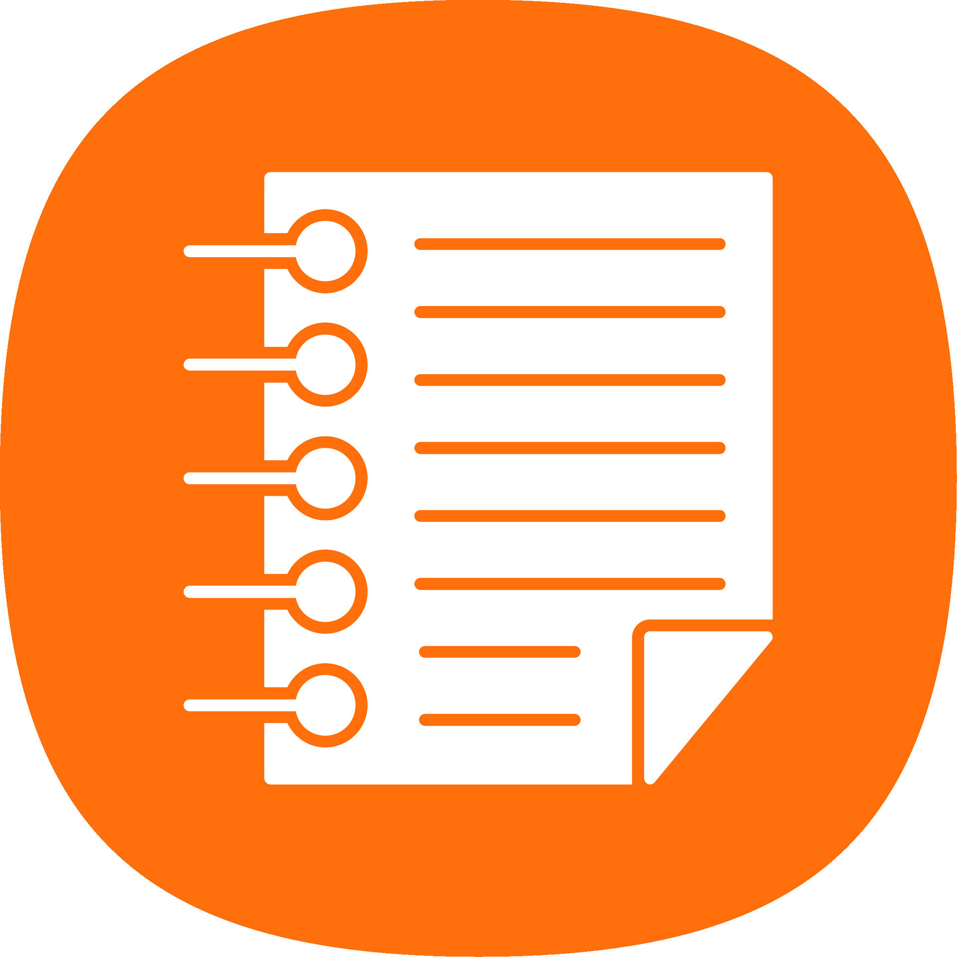 Notes Glyph Curve Icon 42848727 Vector Art at Vecteezy