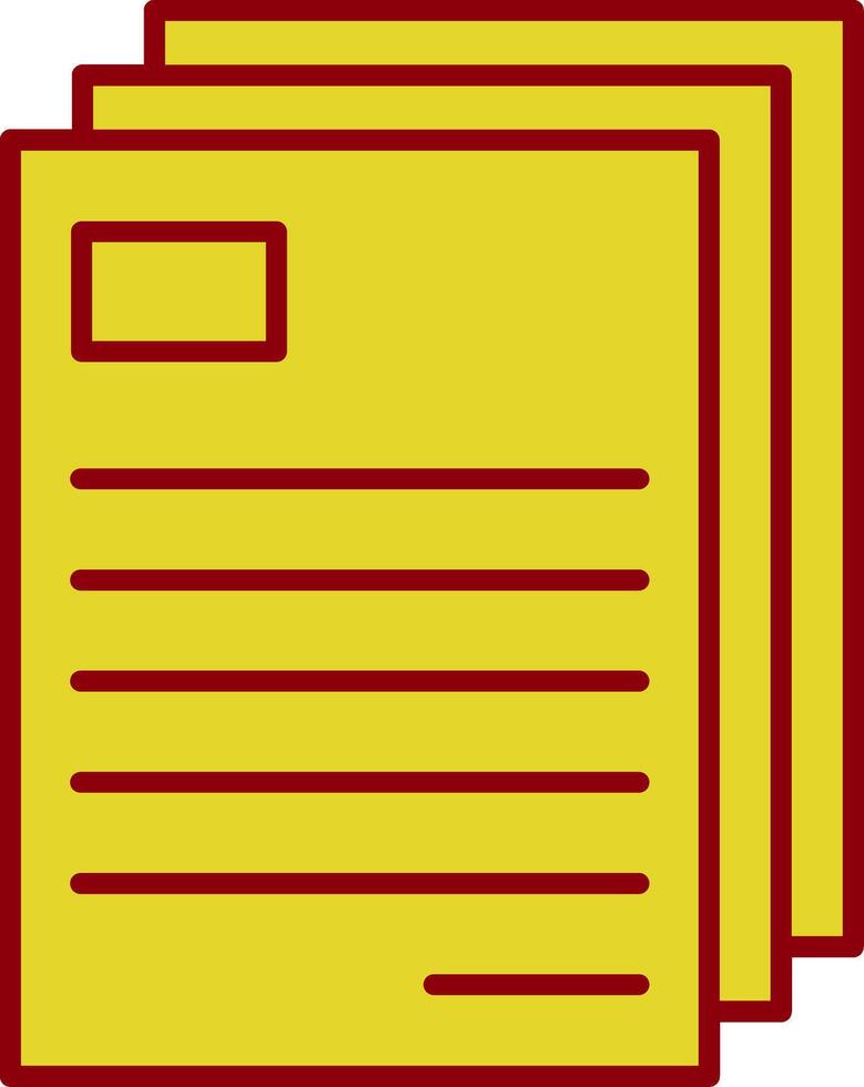 Paper Glyph Curve Icon vector