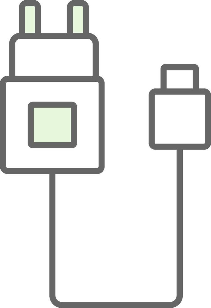 Charger Fillay Icon vector