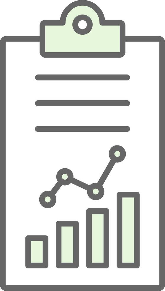 Report Fillay Icon vector