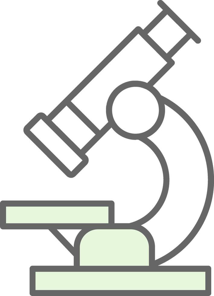 Microscope Fillay Icon vector