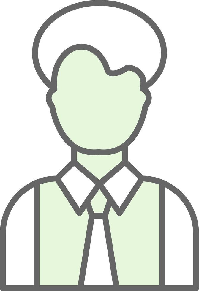 Person Fillay Icon vector