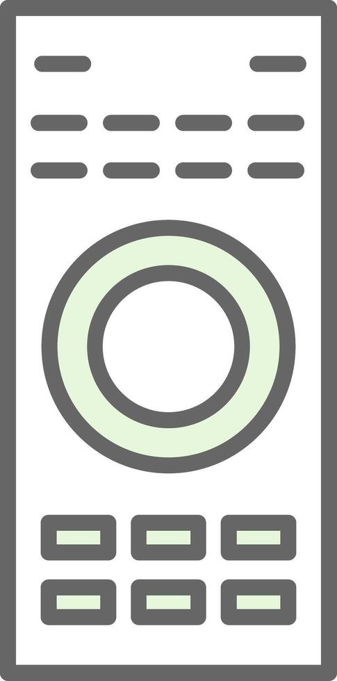 Remote Fillay Icon vector
