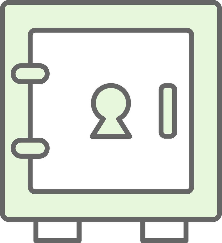 Locker Fillay Icon vector