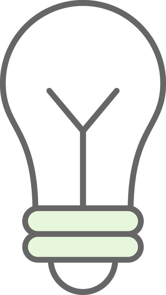Idea Fillay Icon vector