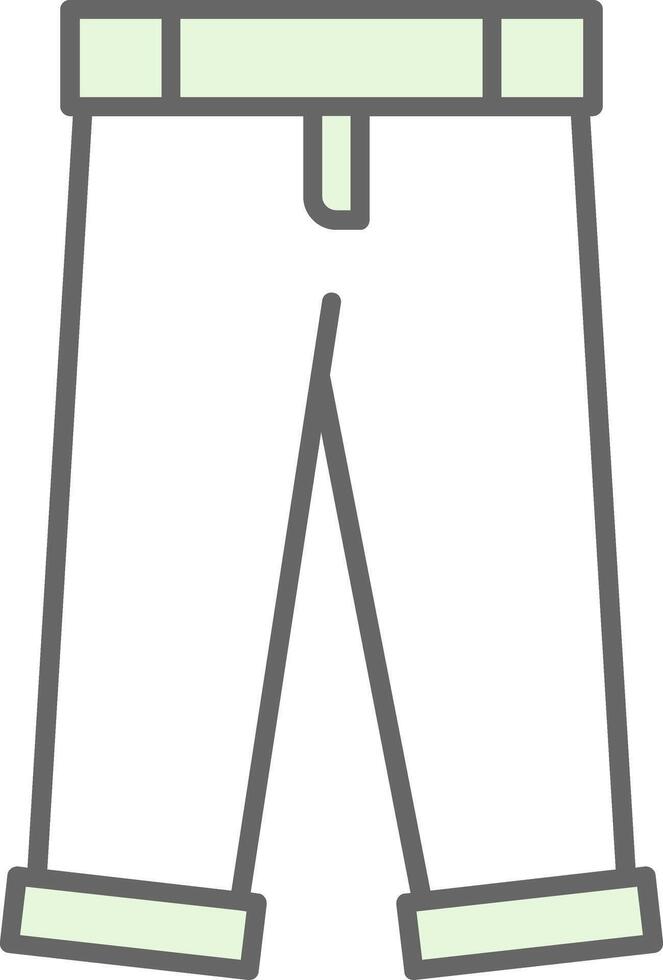 Pants Fillay Icon vector