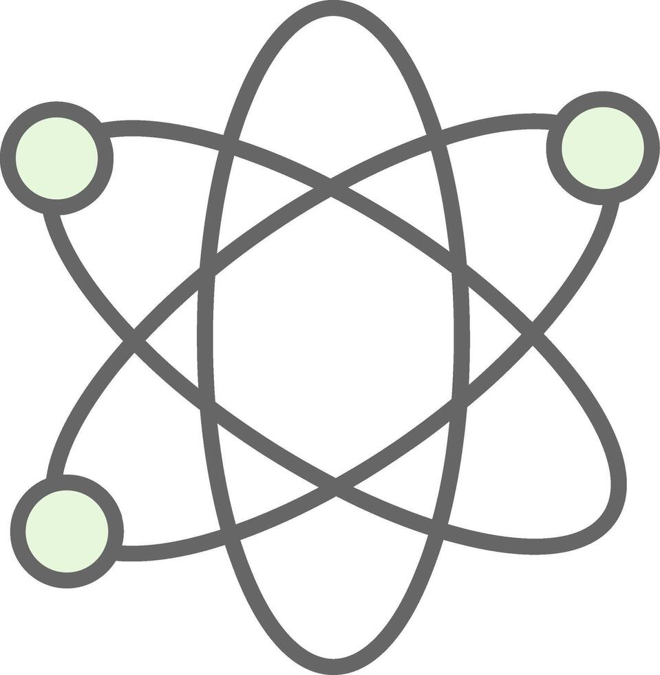 Nucleus Fillay Icon vector