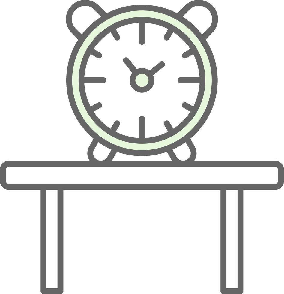 Table Watch Fillay Icon vector