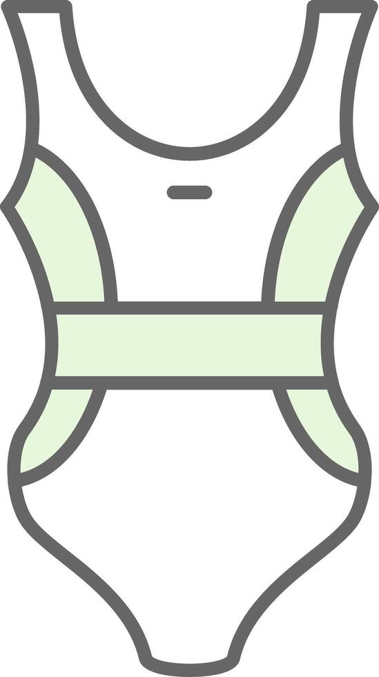Swimsuit Fillay Icon vector