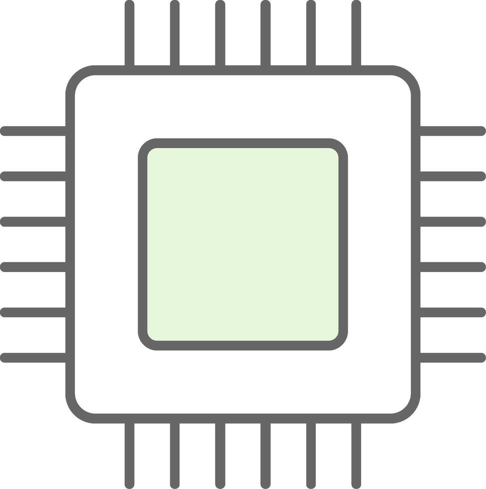 circuito tablero relleno icono vector