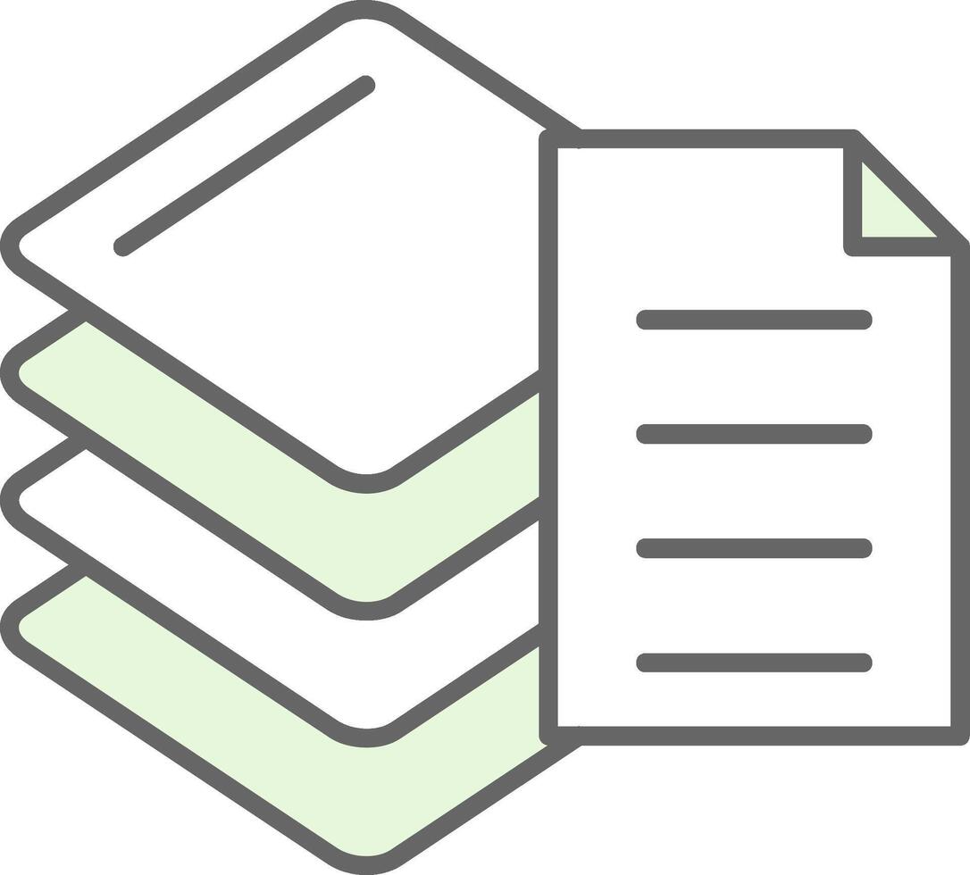 Stacks Fillay Icon vector