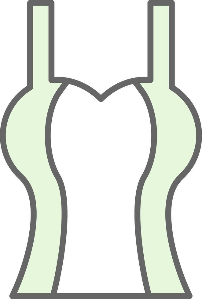 Tanktop Fillay Icon vector