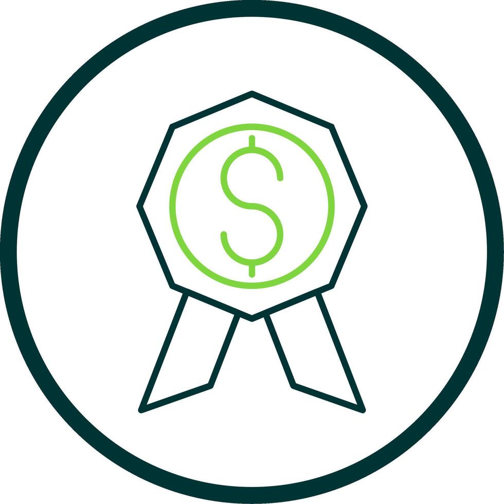 Best Price Line Circle Icon vector