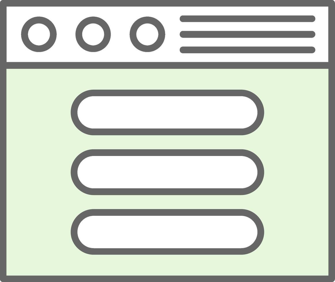 Process Fillay Icon vector